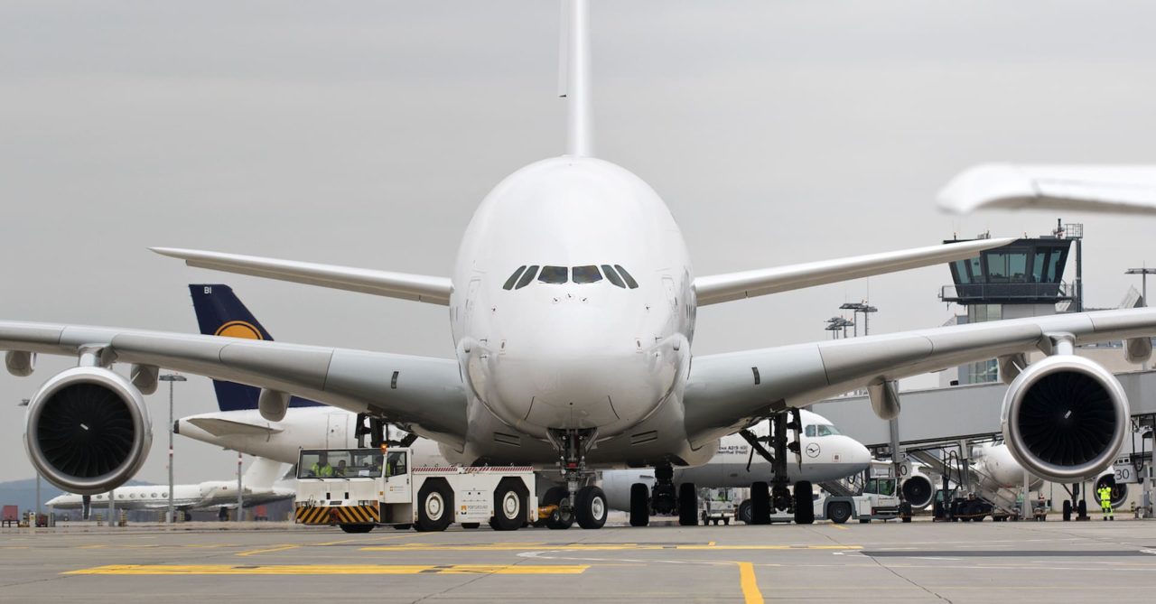 Départ de Dresde de l'A380 Air France F-HPJB MSN40