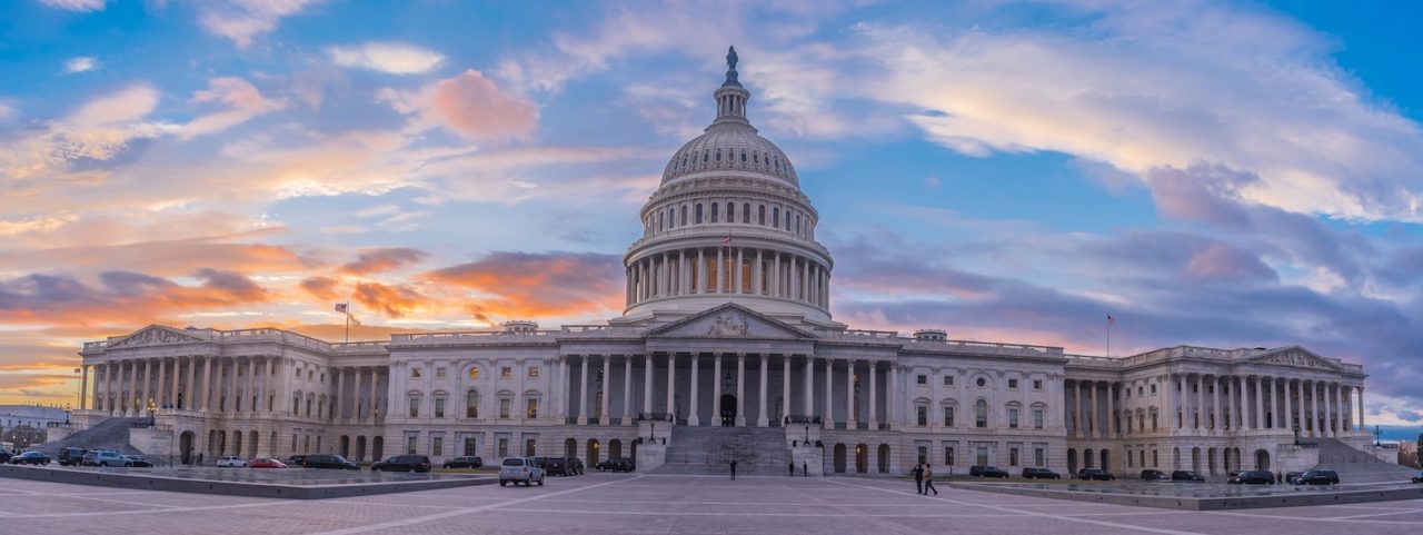 Le Capitole des États-Unis est le bâtiment qui sert de siège au Congrès - Washington DC