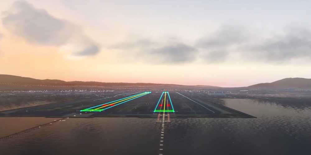 Première démonstration d'atterrissages entièrement automatique (ATTOL) réalisée en novembre 2019 à l'aéroport de Toulouse avec un A350 de l'avionneur européen Airbus.