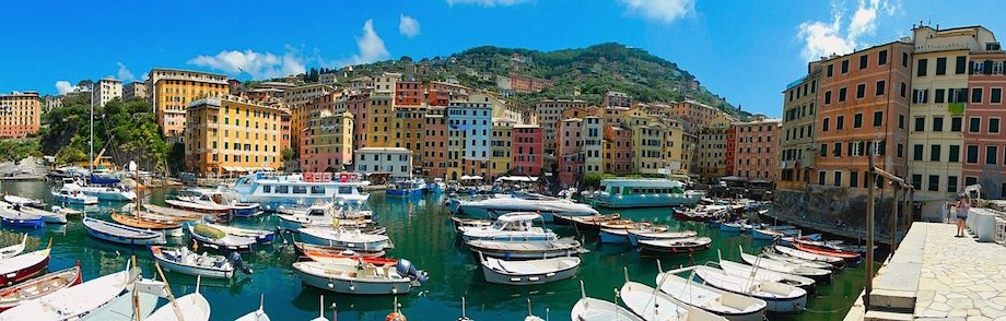 Port de Camogli, commune de la ville de Gênes