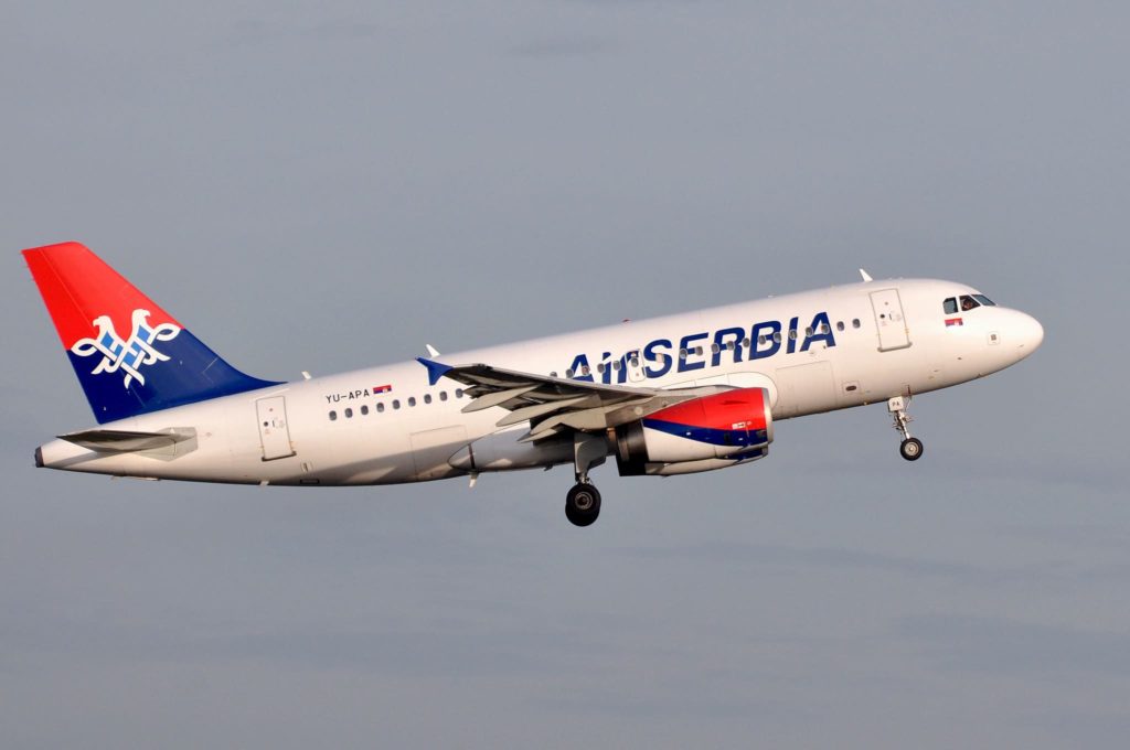 Airbus A319 Air Serbia YU-APA (Paris CDG)