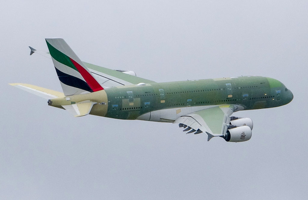 1er vol A380 Emirates MSN272