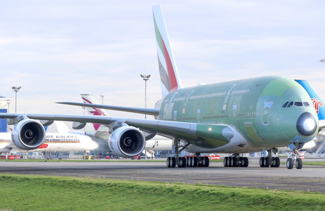 Dernier Airbus A380 Emirates MSN272