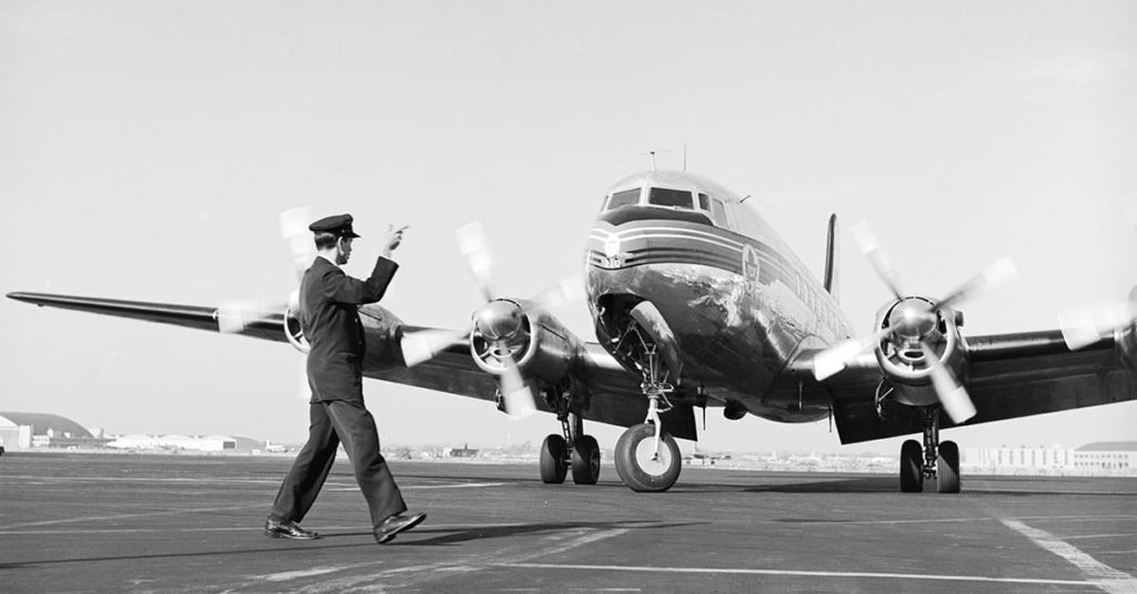 1er vol PAR - YUL de la compagnie TCA