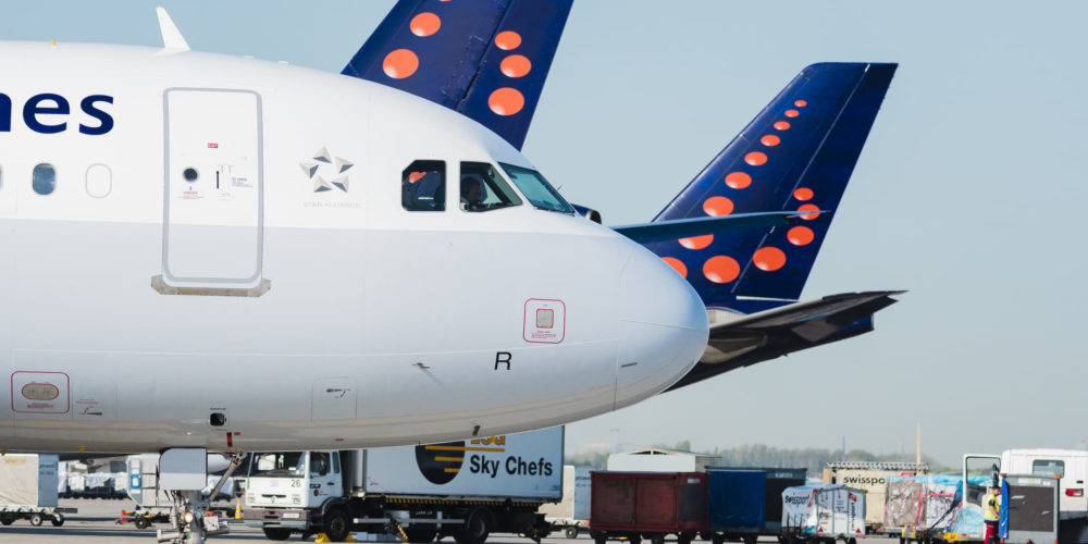 A320 Brussels Airlines au roulage