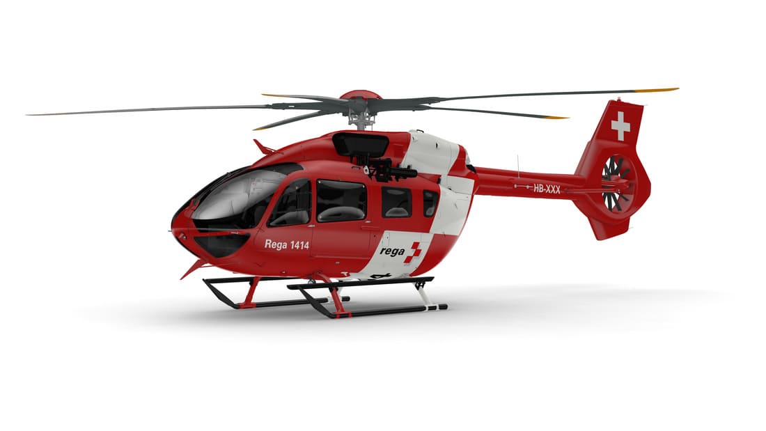 Hélicoptère H145 de la Rega, la Garde aérienne suisse de sauvetage