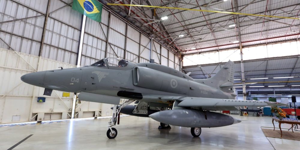 AF-1B modernisé de la Marine brésilienne