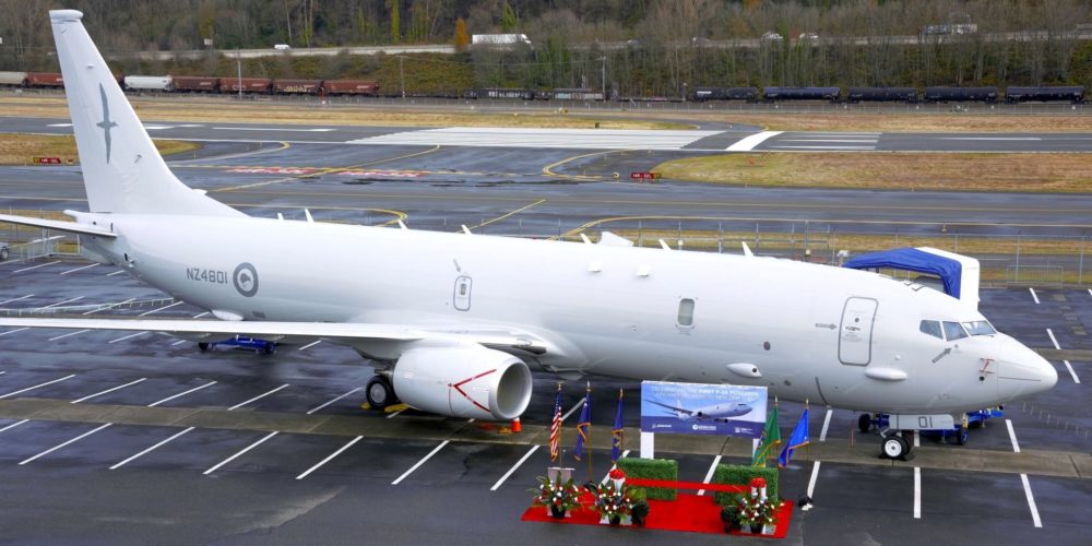 Boeing P-8A Nouvelle Zélande