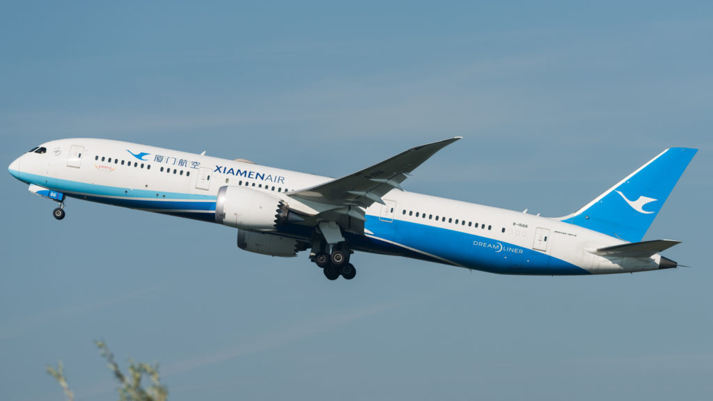 Boeing 787-9 Xiamen Air à Amsterdam