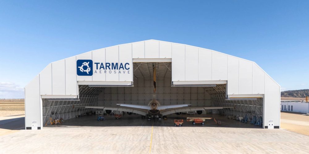 Nouveau hangar Tarmac Aerosave à Teruel