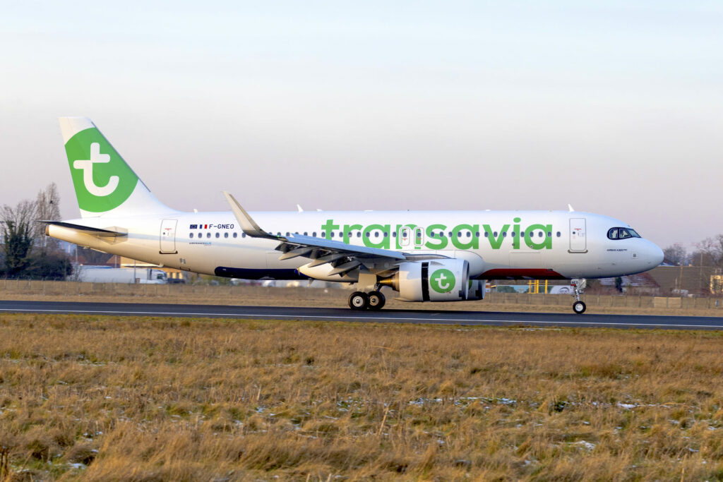 Transavia A320neo F-HXSA