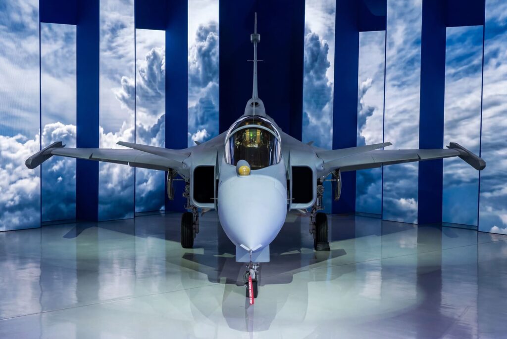 Embraer premier Gripen E produit au Brésil