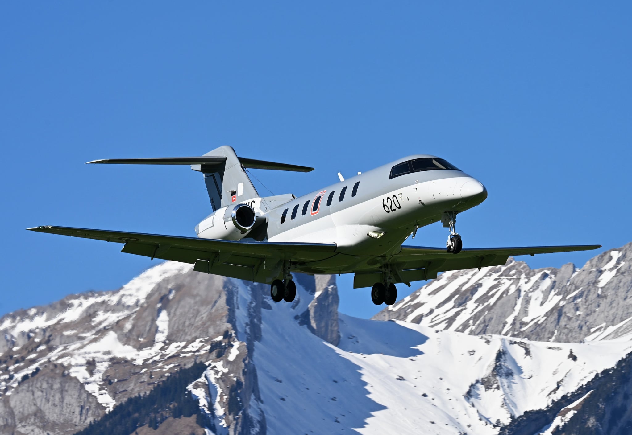 2e PC-24 Pilatus de la Marine nationale durant de retour d'un essai en vol en Suisse - mars 2026