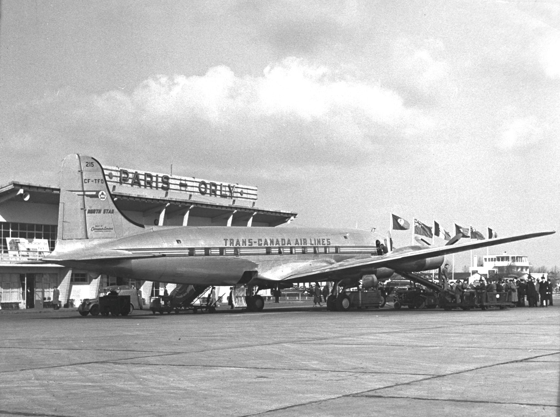 Air Canada 1er vol à Orly en 1951 