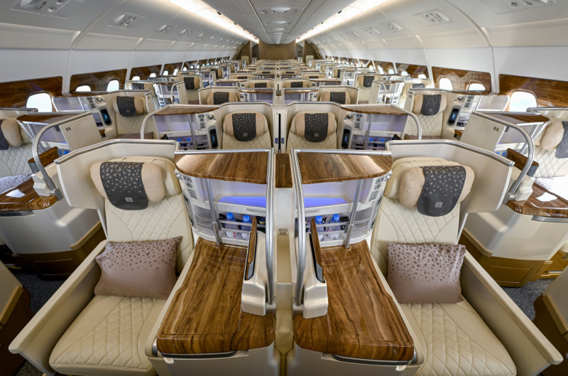 Emirates Business Class A380 rénovés