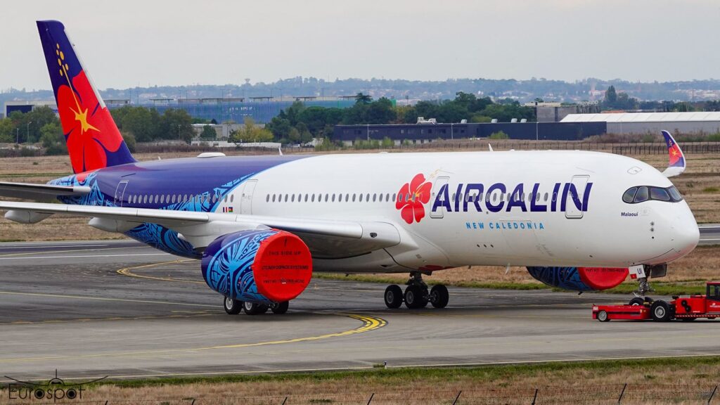 AirCalin 1er A350-900 Eurospot Oct 2026