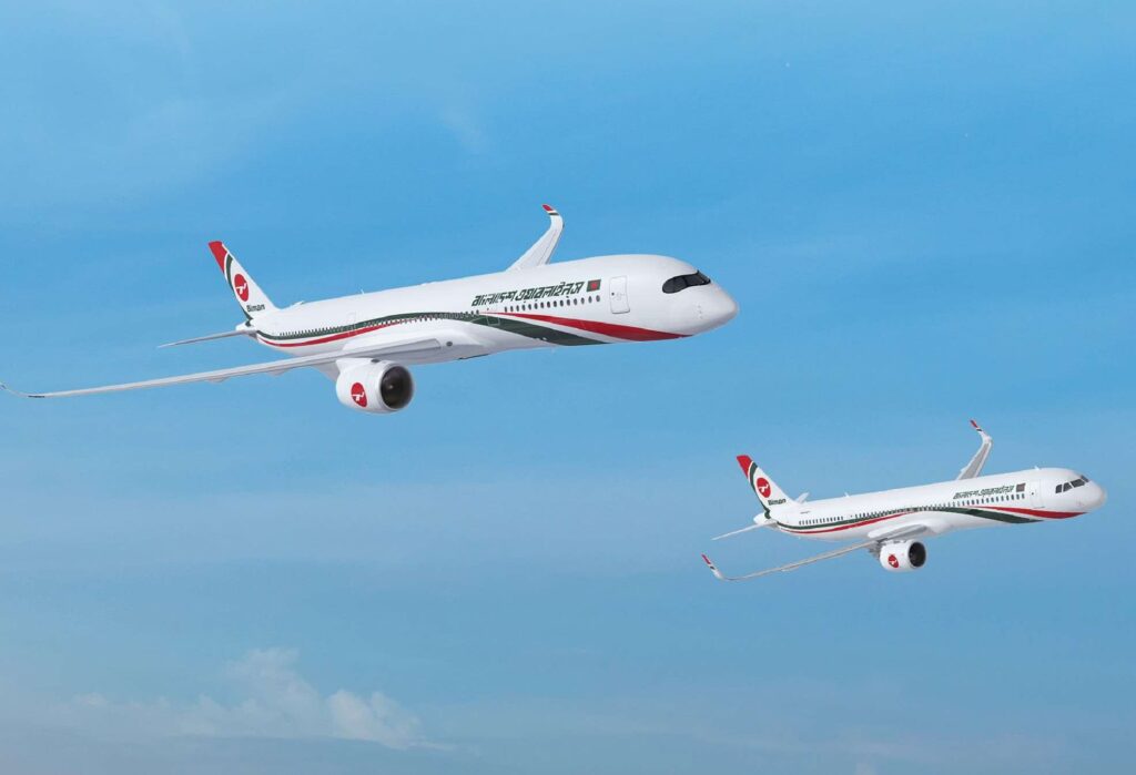 Biman Bangladesh A350 et A321neo