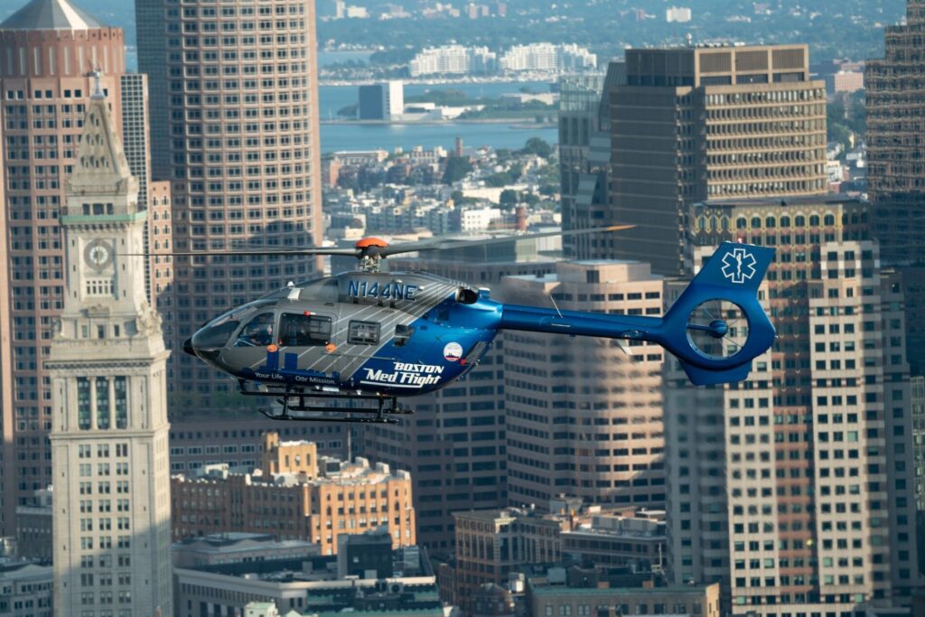 Boston MedFlight Airbus H145