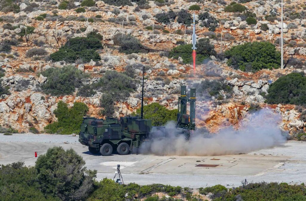 Tir réel IRIS-T SLM © Bundeswehr
